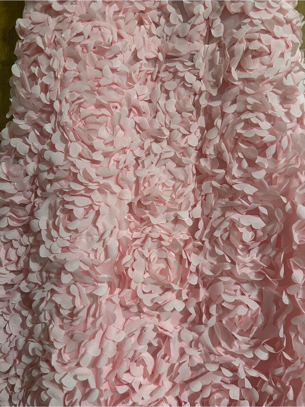 Pink Textured Halter Mini Dress - Picture 2 of 4